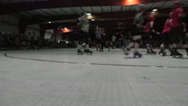DENVER COLORADO-2015: People Together Skating In A Hall