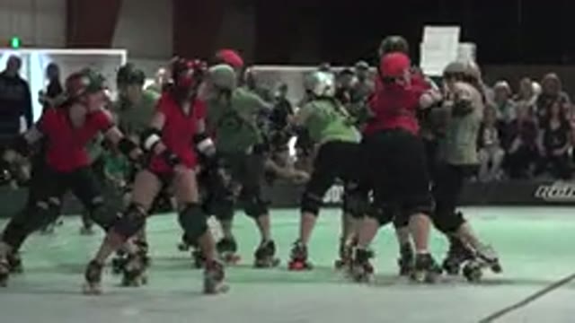DENVER COLORADO-2015: Chaotic Roller Derby Women's Regional Playoff Championship