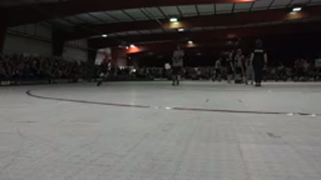 DENVER COLORADO-2015: Kids Roller Skating While The Crowd Waits To See Their Skills