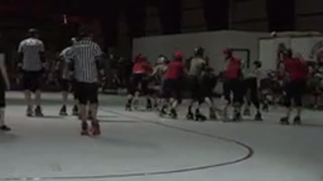 DENVER COLORADO-2015: Young People Skating On A Sports Court Some Fell