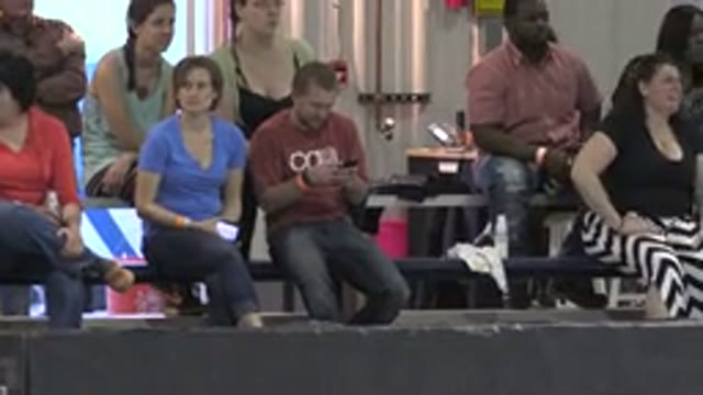DENVER COLORADO-2015: Parents Sitting In The Bleachers Watching Their Kids