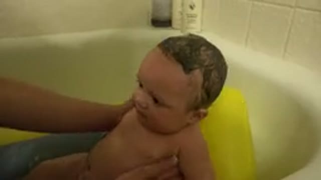 WESTMINSTER COLORADO-2015: Adorable Infant Gets a Bath
