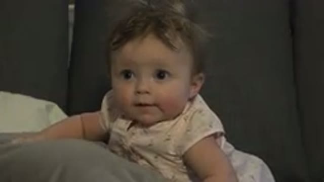 WESTMINSTER COLORADO-2015: Toddler Girl Plays With Dad In Home Room