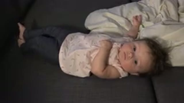 WESTMINSTER COLORADO-2015: Baby With Brown Hair Laying on Gray Couch