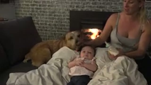 WESTMINSTER COLORADO-2015: A Baby Lies In Blankets After Having A Bottle With