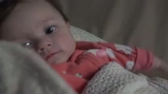 WESTMINSTER COLORADO-2015: Lovely Little Baby In A Crib Smiling And Moving