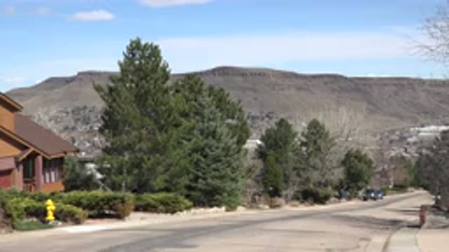 WESTMINSTER COLORADO-2015: A Wide Road With Large Trees And A Great Mountain