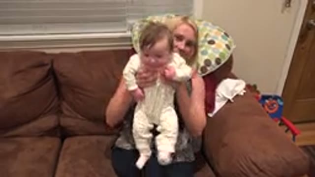 WESTMINSTER COLORADO-2015: Mom And Baby Sitting In A House And Playing