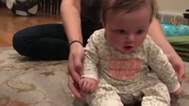 WESTMINSTER COLORADO-2015: Parent Training Child To Sit Up Independently