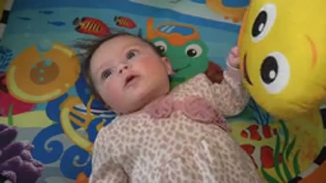 WESTMINSTER COLORADO-2015: Cute Baby Playing With Happy Face Themed Balloon