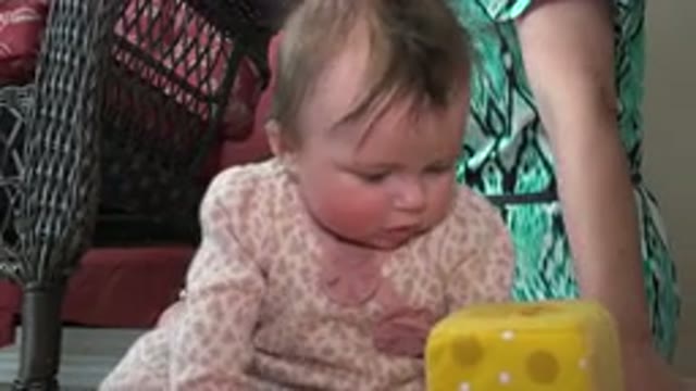 WESTMINSTER COLORADO-2015: Baby Sitting Down Confused As Mummy Kept Talking To