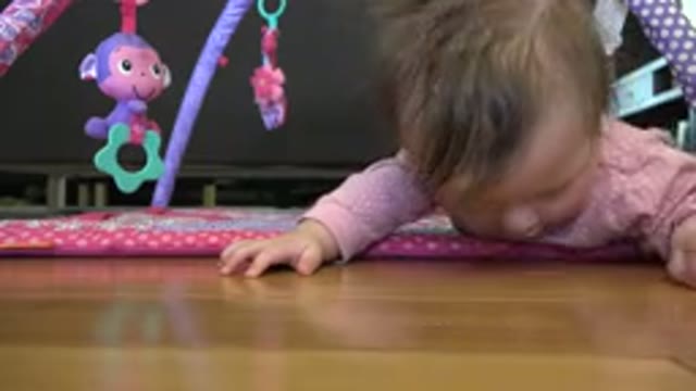WESTMINSTER COLORADO-2015: Baby Lying Face Down In Her Play Space Gets Angry And Cries