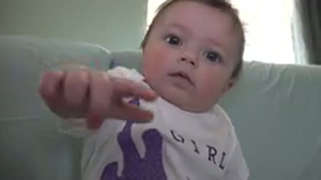 WESTMINSTER COLORADO-2015: Cute Baby Discovering The Camera
