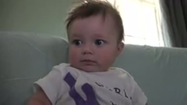 WESTMINSTER COLORADO-2015: Cute Suspicious Baby With Big Eyes And Pink Skin