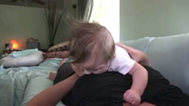 WESTMINSTER COLORADO-2015: Adorable Baby on Mother's Lap Looking Around