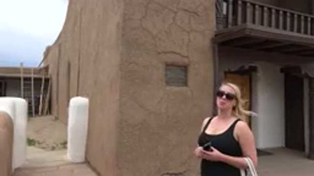 TAOS NEW MEXICO-2015: Parents and People Enjoying Outdoor Time