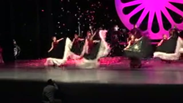 CABO SAN LUCAS MEXICO-2019: Beautiful Women Give Their All During A Choreographed Dance Routine