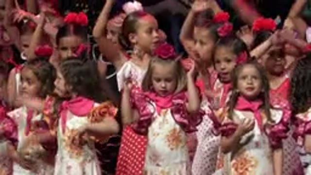CABO SAN LUCAS MEXICO-2019: Girls In School Presentation Dancing Excited But A