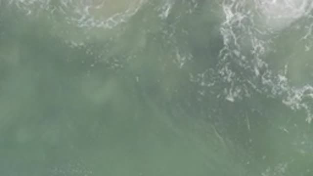 EAST CAPE BCS MEXICO-2017: View Blue-Green Ocean Water Waves On A Clear Day