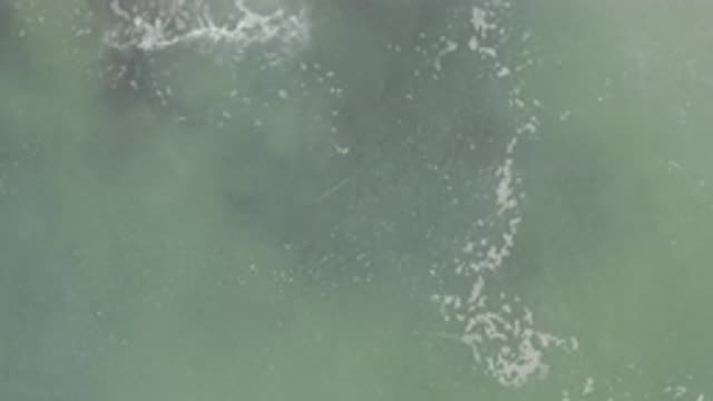 EAST CAPE BCS MEXICO-2017: Ocean Water As Seen From Above And Looking Down
