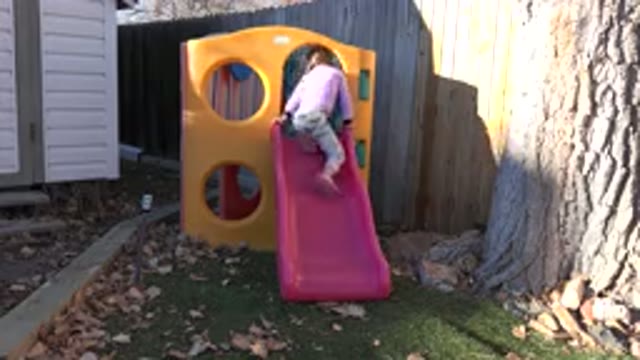 WESTMINSTER COLORADO-2019: Children Play And Have Fun On The Slide