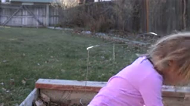 WESTMINSTER COLORADO-2019: Little Girl Playing In The Dirt