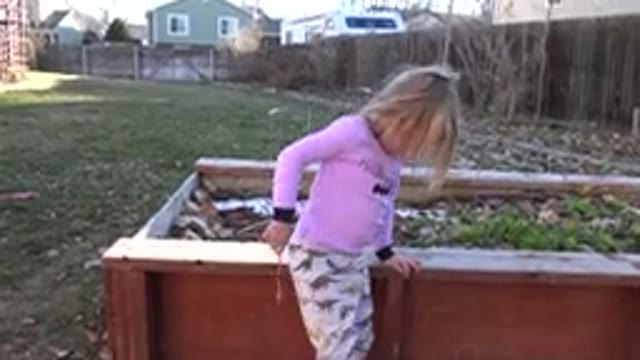 WESTMINSTER COLORADO-2019: Child Playing With Earth From His Home Garden And