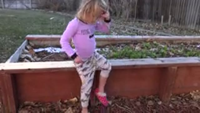 WESTMINSTER COLORADO-2019: Kid With Blond Hair Trying To Sit On A Rectangular