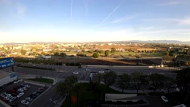 LOS ANGELES CALIFORNIA-2019: Agitated City Traffic Shown On An Accelerated