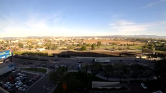 LOS ANGELES CALIFORNIA-2019: A Scene Displaying Vehicles Observing Traffic