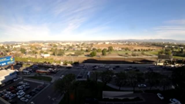 LOS ANGELES CALIFORNIA-2019: Fast-Moving Cars Passing Through A Busy Road