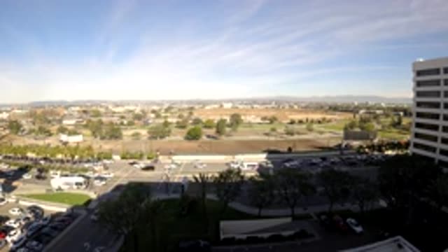 LOS ANGELES CALIFORNIA-2019: A City With Tall Buildings And Traffic Moving