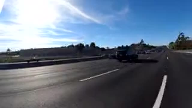 ORANGE COUNTY CALIFORNIA-2019: Timelapse Being Recorded On A Car While Driving