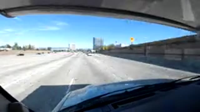 CENTRAL COAST CALIFORNIA-2019: A Car Traveling On Highway With Other Vehicles