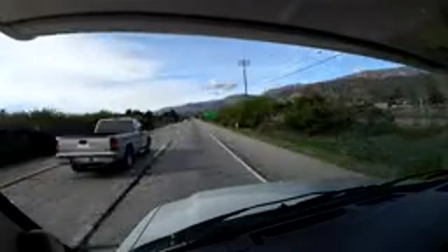 CENTRAL COAST CALIFORNIA-2019: Sped Up Version Of A Drive On A Long Road