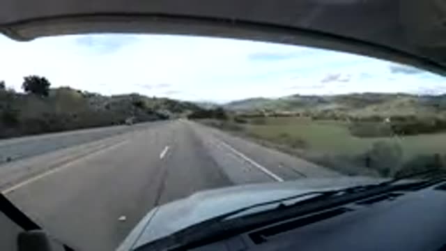 CENTRAL COAST CALIFORNIA-2019: Timelapse Of A Car Traveling Through A Beautiful