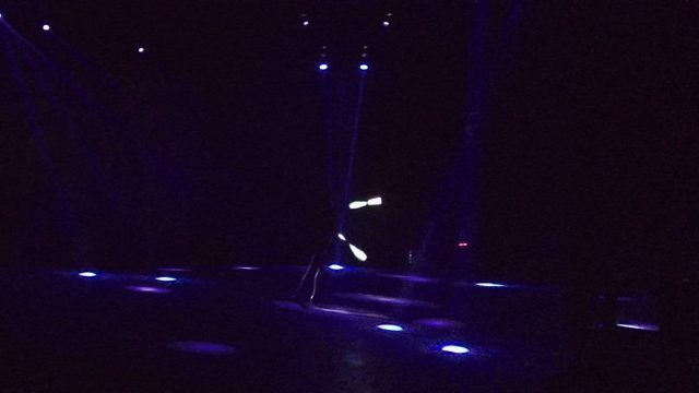 SAN JOSE DEL CABO BCS MEXICO-2022: Dancers with Light Wands on a Dark Stage