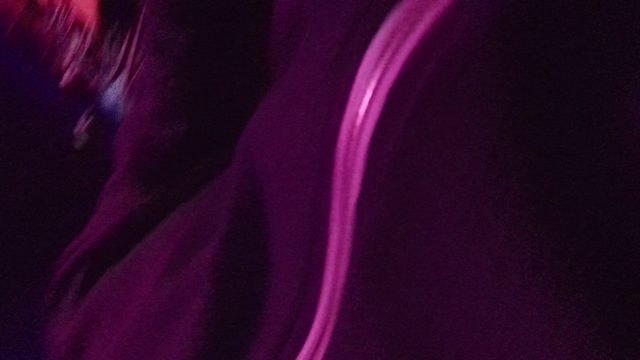 SAN JOSE DEL CABO BCS MEXICO-2022: Concert Audience in Dark Venue with Purple Lighting