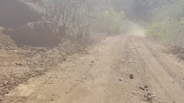 LOS CABOS BCS MEXICO-2022: Dirt Road Winding Through Hilly Terrain