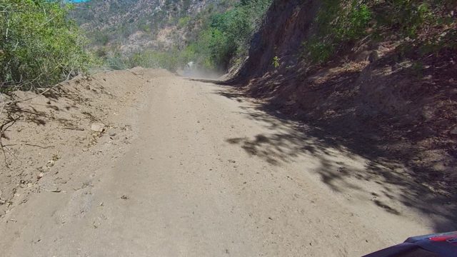 LOS CABOS BCS MEXICO-2022: Narrow Dirt Road Through Mountainous Landscape