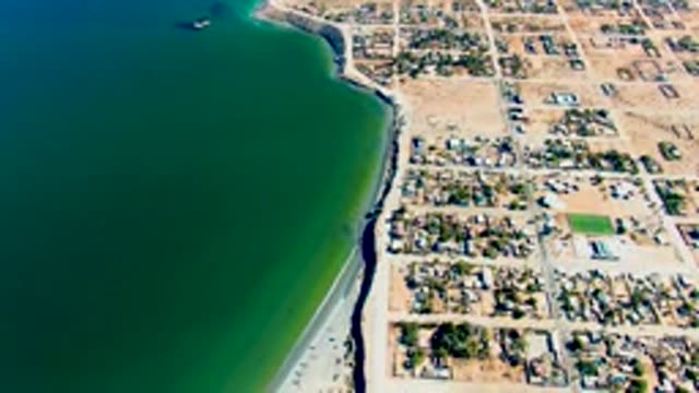 SAN JUANICO BCS MEXICO-2022: Coastal Residential Area with Boat Disappearing