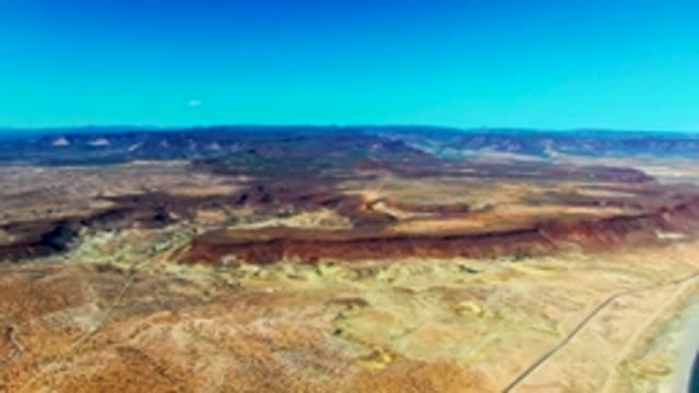 SAN JUANICO BCS MEXICO-2022: Desert to Ocean Coastline Aerial Transition