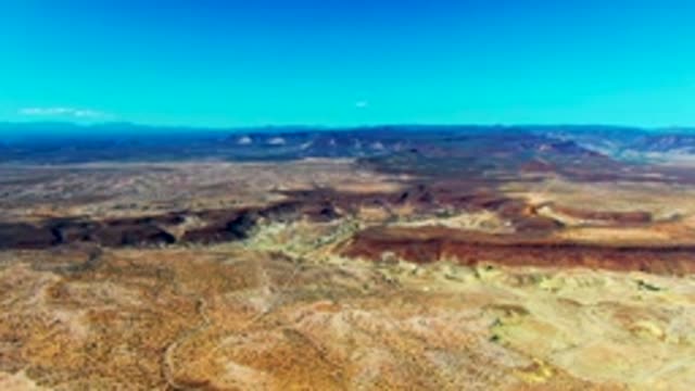 SAN JUANICO BCS MEXICO-2022: Desert Mesas Under Shifting Clouds