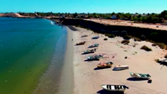 SAN JUANICO BCS MEXICO-2022: Beach Boats Gradually Disappearing From Shore