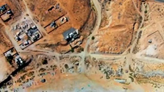 SAN JUANICO BCS MEXICO-2022: Construction Site Next to Beach Aerial