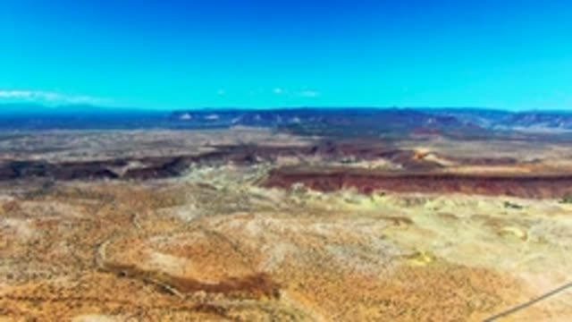 SAN JUANICO BCS MEXICO-2022: Aerial Transition From Desert to House and Road