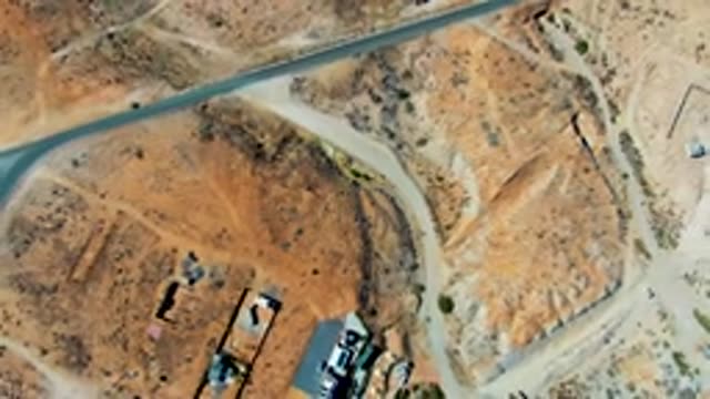 SAN JUANICO BCS MEXICO-2022: Vehicles Moving on Desert Dirt Roads