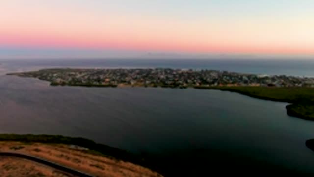 SAN CARLOS BCS MEXICO-2022: Coastal Town and Bay at Dusk