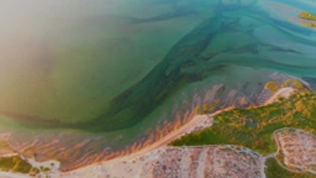 SAN CARLOS BCS MEXICO-2022: Coastal Tidal Flat with Shifting Water Edges