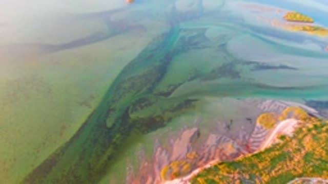 SAN CARLOS BCS MEXICO-2022: Shifting Estuary Shores and Flowing Water